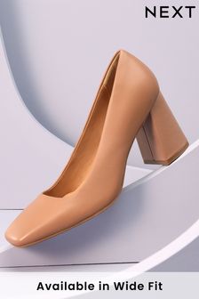 Camel Brown Forever Comfort® With Motionflex Square Toe Block Heel Shoes (C50782) | 38 €