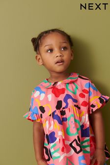 Pink Printed Cotton Blouse (12mths-8yrs) (C50826) | 10 € - 13 €