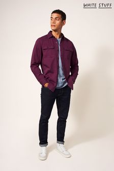White Stuff Purple Furze Garment Dye Twill Shirt (C50869) | 74 €