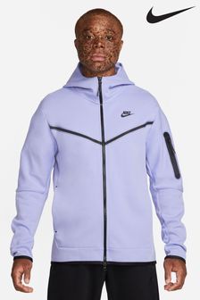 Nike - Pile tecnico blu con zip e cappuccio  (C51009) | €143