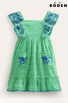 Boden Yeşil İşlemeli Pinafore Elbise (C51165) | ₺ 784 - ₺ 900