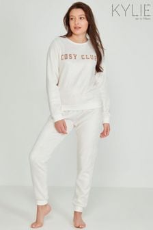 Kylie Teen Natural Cosy Club Fleece Pyjama Set (C51178) | €13.50
