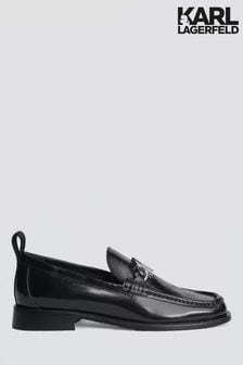 Karl Lagerfeld Mokassino Monoboss Black Chain Loafers (C51359) | 504 zł