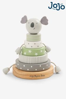 JoJo Maman Bébé Grey Koala Wooden Stacking Toy (C51450) | €23.50