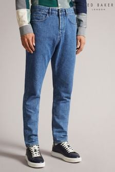 Ted Baker Blue Kinstun Croppped Leg Denim Jeans (C51845) | €48