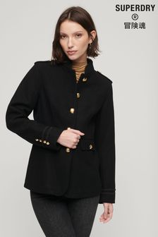 Superdry Black Short Military Coat (C52091) | 118 €