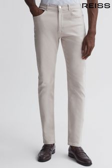 Reiss Stone Dover Slim Fit Brushed Jeans (C52489) | 941 QAR