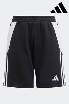 adidas Black/White Tiro 24 Sweat Shorts (C52767) | OMR12