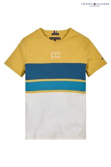 Tommy Hilfiger Yellow Rugby Stripe T-Shirt (C53072) | 34 € - 40 €