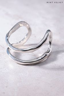 Mint Velvet Silver Tone Open Cuff Bracelet (C53347) | 43 €