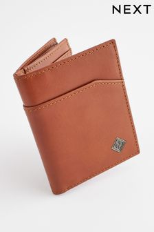 Tan Brown Leather Wallet (C53608) | $36