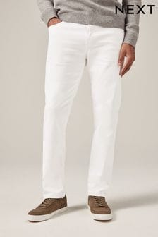白色 - 窄版 - 經典彈力牛仔褲 (C53743) | HK$241