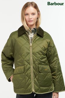 Barbour® Khaki Green Ryhope Quilt Jacket (C53762) | 145 €