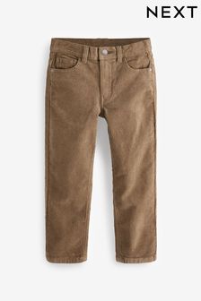 Brązowy toffi - Sztruksowe spodnie (3-16 lat) (C53824) | 79 zł - 110 zł