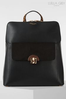 Black - Luella Grey London Pippa Laptop Backpack (C54065) | kr1 810