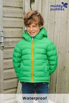 Muddy Puddles Recycled Waterproof Puffer Jacket