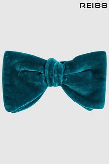 Reiss Teal Hike Velvet Bow Tie (C54559) | $120