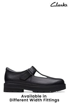 Clarks Black Multi Fit Prague Brill Shoes (C54762) | €80 - €83