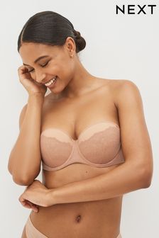 Nude Trapped Lace Smooth Strapless Bra (C54898) | 26 €