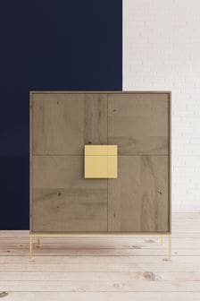 Swoon Grey Banner Brown Cabinet (C54972) | €1,007