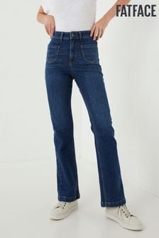 FatFace Blue Fly Flare Jeans (C55171) | $97