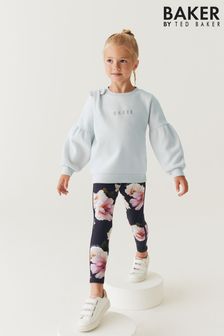 Baker by Ted Baker Navy Legging and Bow Sweater Set (C55181) | $99 - $113
