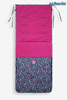 JoJo Maman Bébé Pink Woodland Waterproof Fleece Lined Cosy Stroller (C55241) | €69