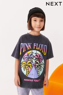 Pink Floyd Grey License Band Oversized T-Shirt (3-16yrs) (C55499) | OMR7 - OMR9