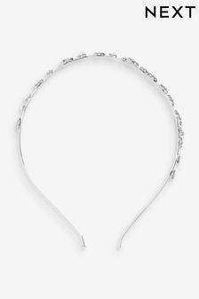 Silberfarben - Floral Sparkle Headband (C55717) | 18 €
