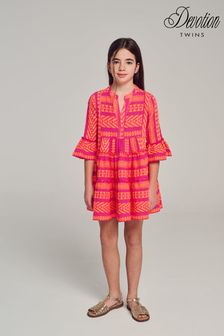 Devotion Twins Ella Orange Mini Dress (C56084) | €89