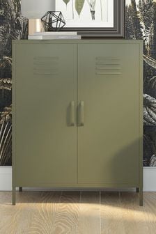 Dorel Home Olive Green Europe Bradford 2 Door Metal Storage Cabinet (C56085) | kr2,466