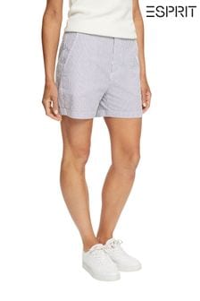 Esprit White Seersucker Shorts (C56130) | €31