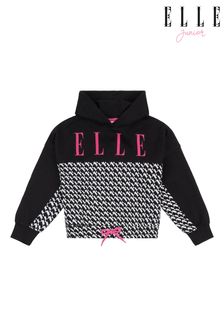 ELLE Oversized Black Boxy Cut And Sew Hoodie (C56206) | €51 - €69