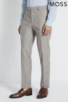MOSS rjava flanelasta moška obleka MOSS X Barberis: hlače (C56345) | €102