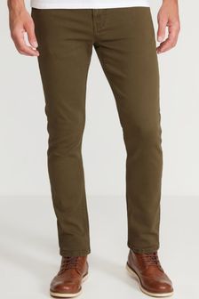 M&Co Green Slim Fit Twill Trousers (C56463) | 43 €