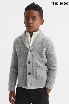 Boys discount grey cardigan