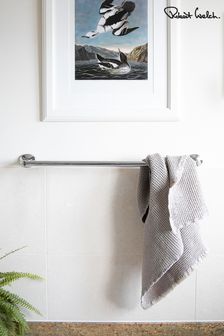 Robert Welch Silver Oblique Towel Rail (C56885) | SGD 159