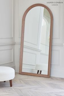 Jasper Conran London Oak Floor Length Arched Mirror (C56949) | €709