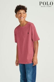 Rot - Polo Ralph Lauren Jungen T-Shirt aus Baumwolle mit Logo (C57297) | 33 € - 35 €