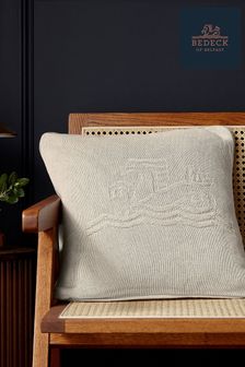 Bedeck of Belfast Natural Signature Knit Cushion (C57543) | €72
