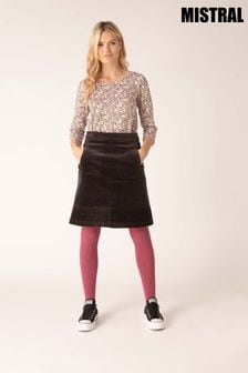 Mistral Purple Directional Cord Skirt