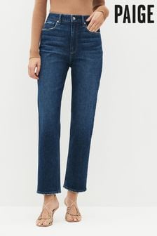 Blue - Paige Sarah Straight Ankle Jeans (C57963) | kr5 130