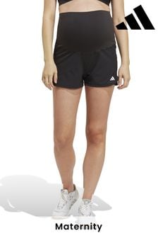 adidas Black Maternity Pacer Aeroready Train Essentials Woven Shorts (C58004) | €21.50