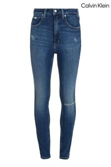 Calvin Klein Blue High Rise Skinny Jeans (C58052) | 765 SAR