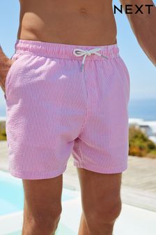 Pink Seersucker Swim Shorts (C58184) | 55 zł