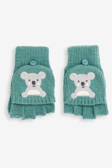 JoJo Maman Bébé Teal Koala Gloves (C58563) | €25
