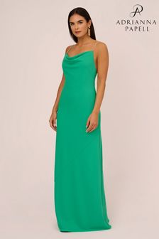 Aidan by Adrianna Papell Knit Crepe Cowl Neck Gown (C58726) | €173