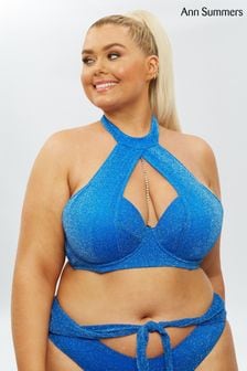 Ann Summers Blue La Isla Bonita Fuller Bust Bikini Top (C58808) | DKK81