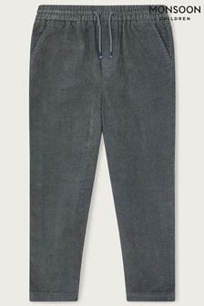 Monsoon Dark Grey Tapered Cord Trousers (C58939) | €43 - €49