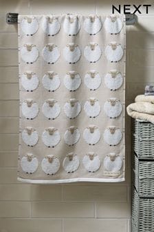 Serviette motif moutons (C59105) | 10€ - 22€